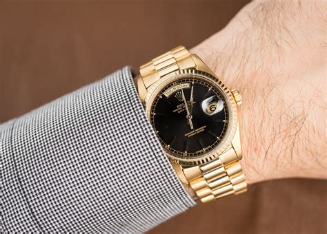 rolex 18238 black dial|rolex day date president 18238.